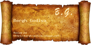 Bergh Godiva névjegykártya